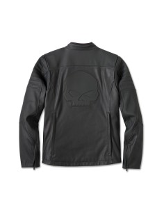 Chaqueta Harley Davidson de cuero con estampado de calavera Willie G (Hombre) 98004-25VM