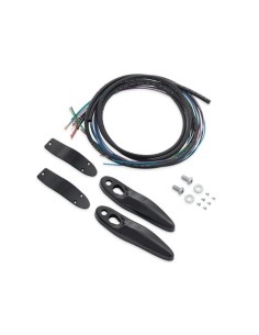 67800830B Harley-Davidson Rear Turn Signal/License Plate Relocation Kit - Black