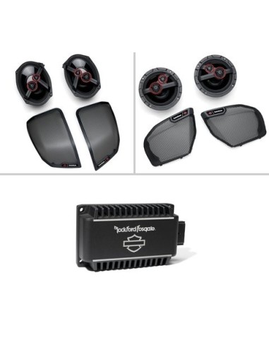 Kit de 4 altavoces Stage III Harley Davidson Audio Rockford Fosgate  50700148