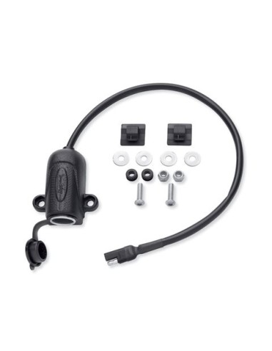 Toma Harley Davidson de corriente para montaje en maleta 69200091