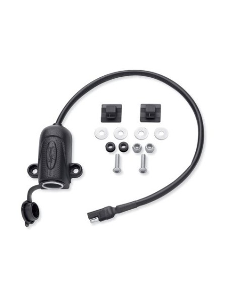 Toma Harley Davidson de corriente para montaje en maleta 69200091
