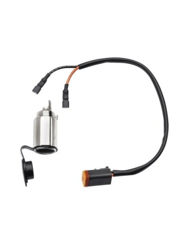 Puerto Harley Davidson de alimentación auxiliar – Montaje en panel lateral 91843-97