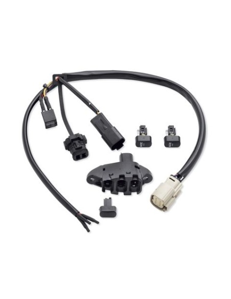 Kit Harley Davidson de interruptores de alimentación auxiliar - Montaje en el carenado 71400105