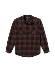 Camisea de franela a cuadros Harley Davidson Bar & Shield Buffalo Check para hombre – Harley Black & Coffee