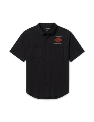 Camisa de botones de jersey  Harley Davidson Parts & Service para hombre