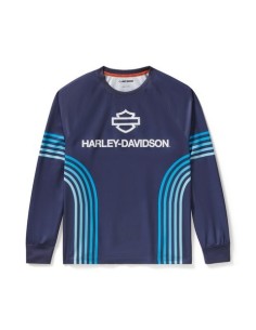 Jersey Racing TECH Harley Davidson para hombre – Beacon Blue