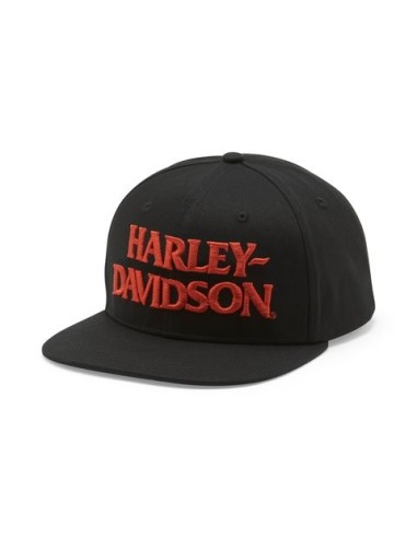 Gorra ajustada  Harley Davidson Lightning Eagle Panhead negra