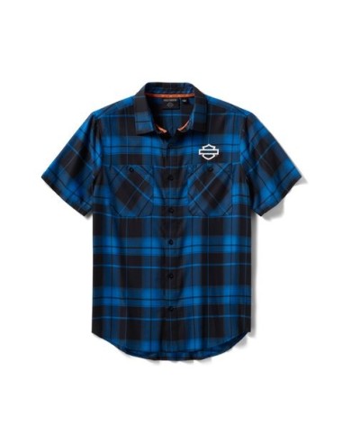 Camisa TECH Coolmax Plaid H-D Harley Davidson para hombre