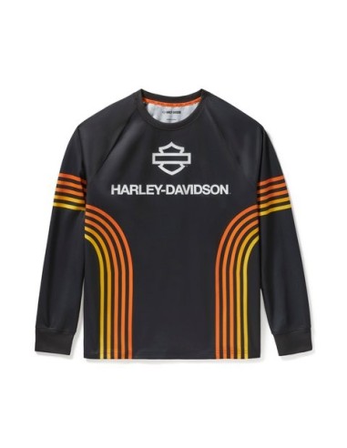 Jersey Racing TECH Harley Davidson para hombre – Negro Harley
