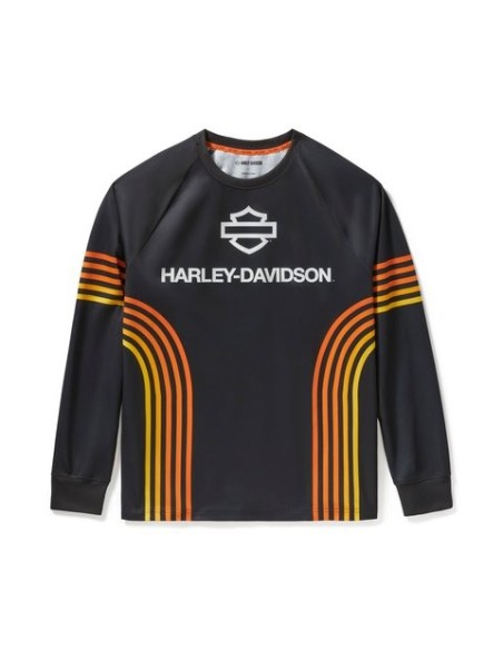 Jersey Racing TECH Harley Davidson para hombre – Negro Harley