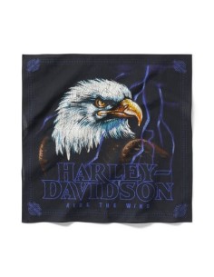 Bandana de águila Harley Davidson con diseño de rayo