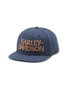 97746-25VM Gorra ajustada  Harley Davidson Lightning Eagle Panhead Mood Indigo