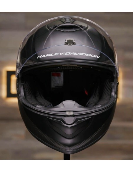 CASCO INTEGRAL HARLEY DAVIDSON DE FIBRA DE CARBONO BRAWLER  X09  CON VISERA SOLAR