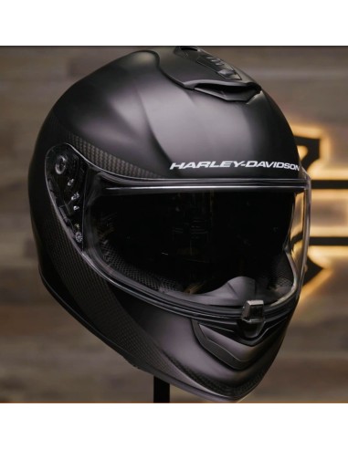 H-D BRAWLER CARBON FIBER X09 FULL FACE WITH SUN SHIELD HELMET BY HARLEY DAVIDSON