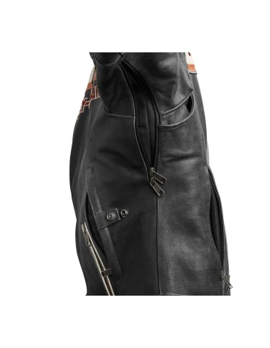 HARLEY-DAVIDSON WOMEN'S H-D TRIPLE VENT MISS ENTHUSIAST II LEATHER JACKET