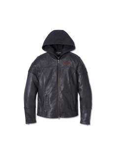 98020-23EW Chaqueta mujer Harley Davidson Enthusiast 2.0 cuero 3-in-1 para mujer