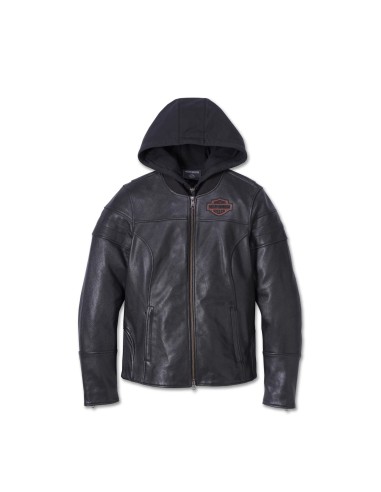 Chaqueta Miss Harley Davidson Enthusiast 2.0 cuero 3-in-1 para mujer