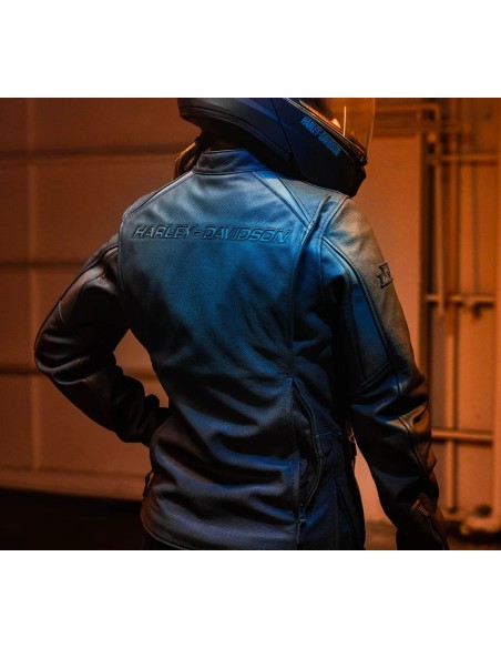 98100-24EW Paradigm Triple Vent System 2.0 Leather Jacket para mujer