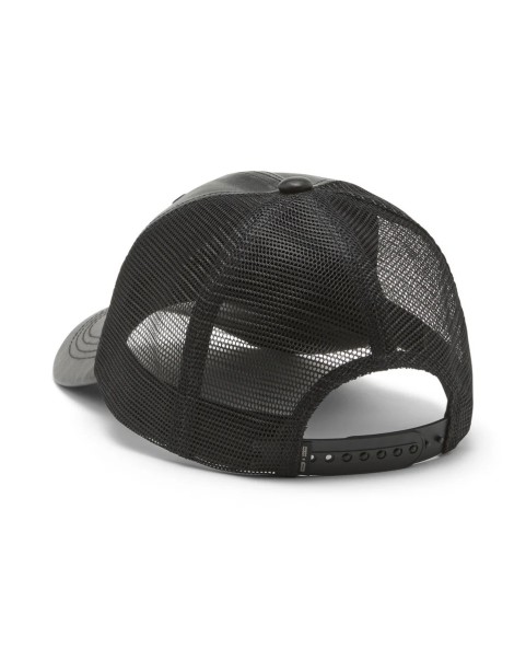 97707-25RW Gorra HARLEY DAVIDSON Trucker DE Cuero Bling Bar & Shield PARA MUJER