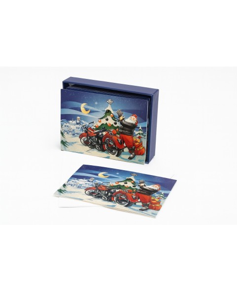 Harley-Davidson 12-Pack Christmas Postcards
