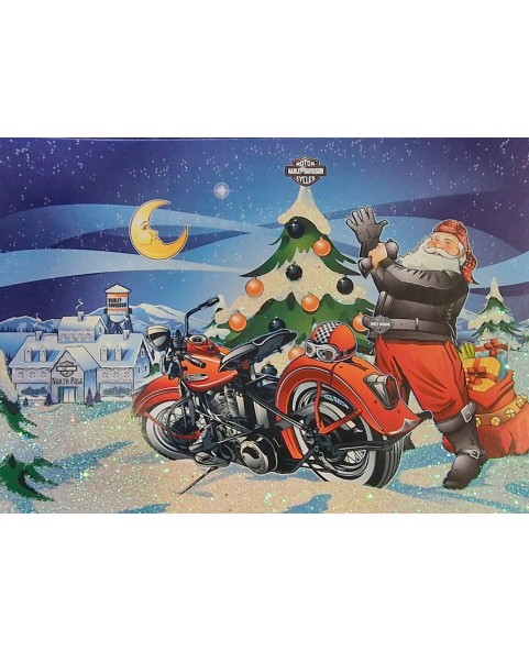 Harley-Davidson 12-Pack Christmas Postcards - Single Design
