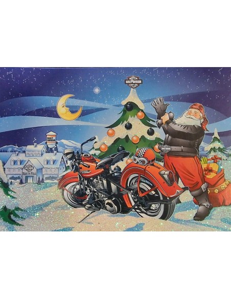 Pack 12 Postales Navidad Harley-Davidson