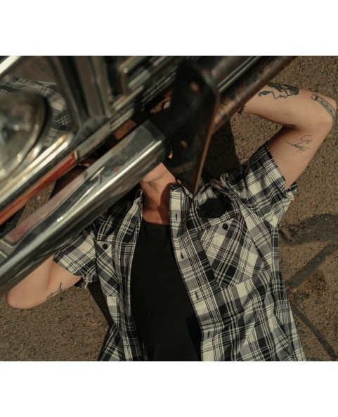 99256-25VM Camisa de cuadros Harley Davidson Bar & Shield