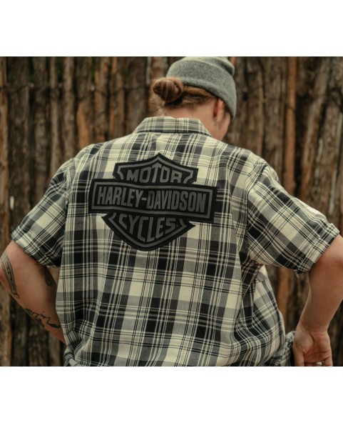99256-25VM Camisa de cuadros Harley Davidson Bar & Shield