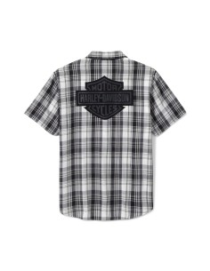99256-25VM Camisa de cuadros Harley Davidson Bar & Shield 2