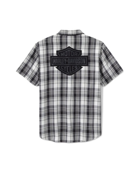 99256-25VM Camisa de cuadros Harley Davidson Bar & Shield