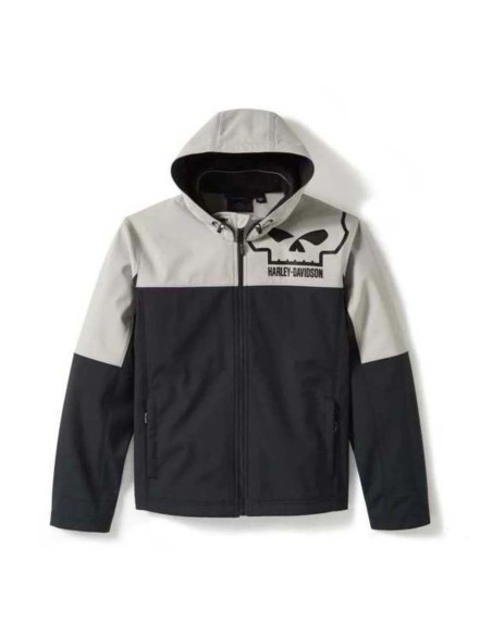 HARLEY DAVIDSON WILLIE G SKULL WATER REPELLENT SOFTSHELL JACKET