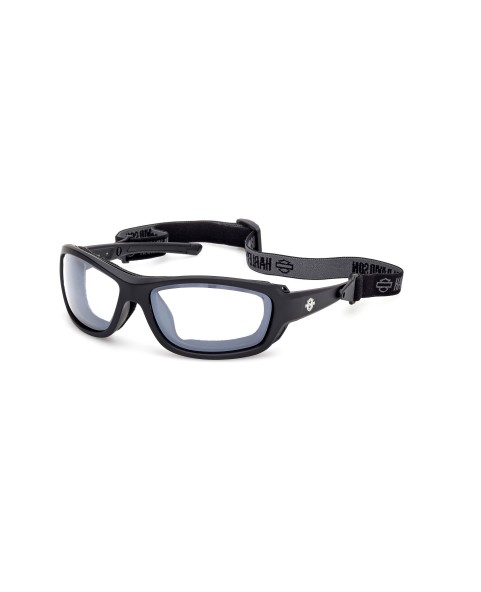 HZ00446502X GAFAS HARLEY DAVIDSON FOTOCROMÁTICAS DE MOTO NEGRO MATE / ESPEJO AZUL