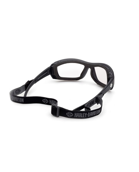 HZ00446502X GAFAS HARLEY DAVIDSON FOTOCROMÁTICAS DE MOTO NEGRO MATE / ESPEJO AZUL