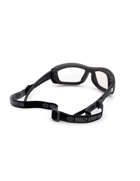 HZ00446502X HARLEY DAVIDSON PHOTOCHROMIC MOTORCYCLE SUNGLASSES MATTE BLACK / BLUE MIRROR