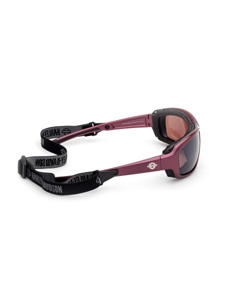 HZ00446581S GAFAS HARLEY DAVIDSON HIDROFÓBICAS DE MOTO VIOLETA BRILLO / BURDEOS