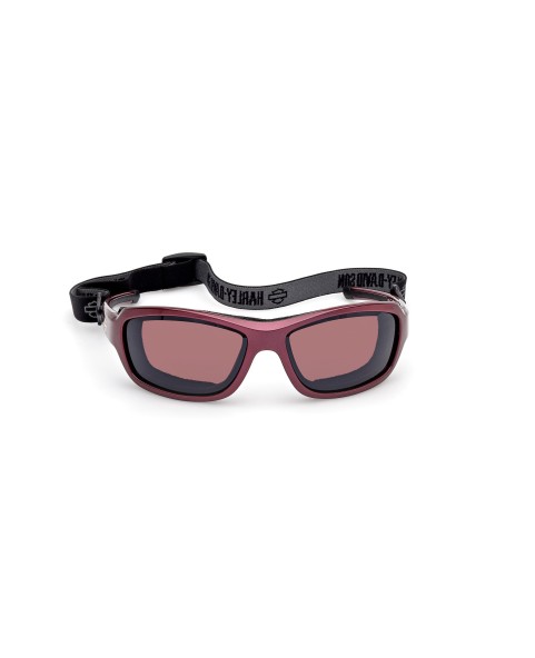 HZ00446581S GAFAS HARLEY DAVIDSON HIDROFÓBICAS DE MOTO VIOLETA BRILLO / BURDEOS