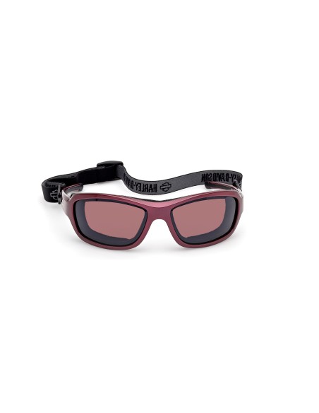 HZ00446581S GAFAS HARLEY DAVIDSON HIDROFÓBICAS DE MOTO VIOLETA BRILLO / BURDEOS