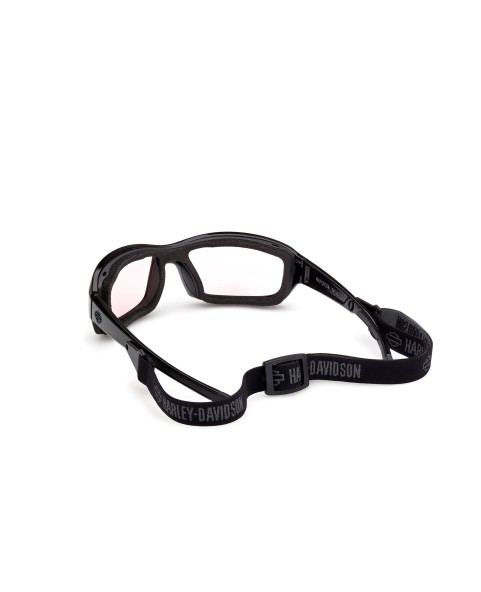 HZ00456305S GAFAS HARLEY DAVIDSON FOTOCROMÁTICAS DE MOTO NEGRO / BURDEOS