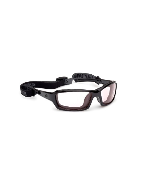 HZ00456305S GAFAS HARLEY DAVIDSON FOTOCROMÁTICAS DE MOTO NEGRO / BURDEOS
