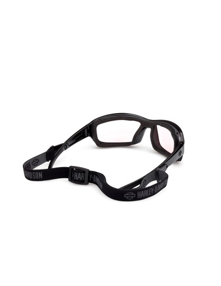 HZ00456305S GAFAS HARLEY DAVIDSON FOTOCROMÁTICAS DE MOTO NEGRO / BURDEOS
