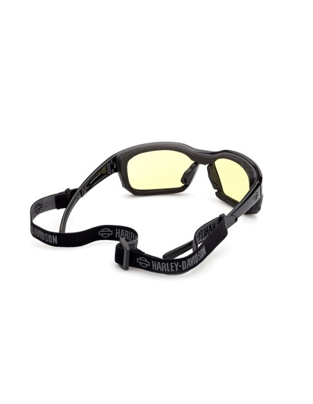 HZ00466501J HARLEY DAVIDSON PHOTOCHROMIC MOTORCYCLE SUNGLASSES SHINY BLACK / ROVIEX