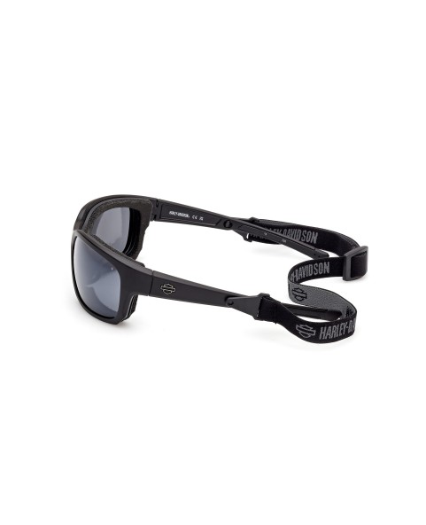 HZ00466505X GAFAS HARLEY DAVIDSON HIDROFÓBICAS DE MOTO NEGRO / ESPEJO AZUL