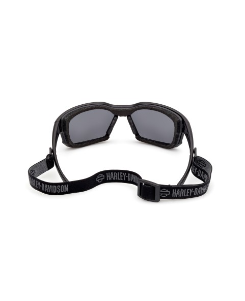 HZ00466505X HARLEY DAVIDSON HYDROPHOBIC MOTORCYCLE SUNGLASSES BLACK / BLUE MIRROR