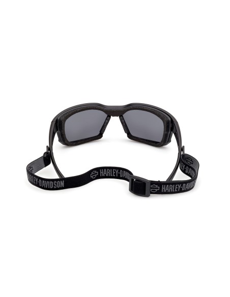 HZ00466505X HARLEY DAVIDSON HYDROPHOBIC MOTORCYCLE SUNGLASSES BLACK / BLUE MIRROR