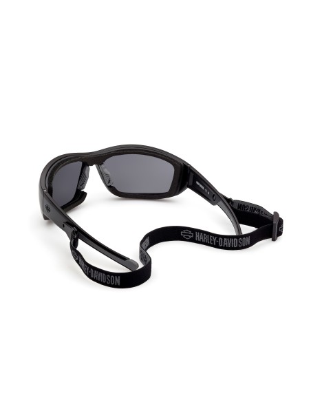 HZ00476902C GAFAS HARLEY DAVIDSON HIDROFÓBICAS DE MOTO NEGRO MATE / ESPEJO HUMO