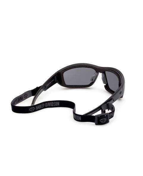 HZ00476902C HARLEY DAVIDSON HYDROPHOBIC MOTORCYCLE SUNGLASSES MATTE BLACK / SMOKE MIRROR