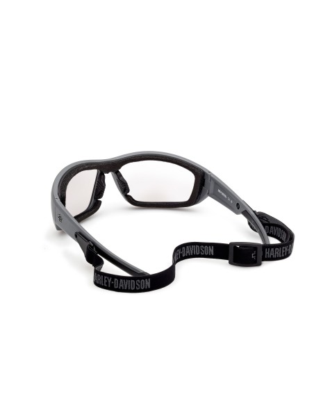 HZ00476920X GAFAS HARLEY DAVIDSON FOTOCROMÁTICAS DE MOTO GRIS / ESPEJO AZUL