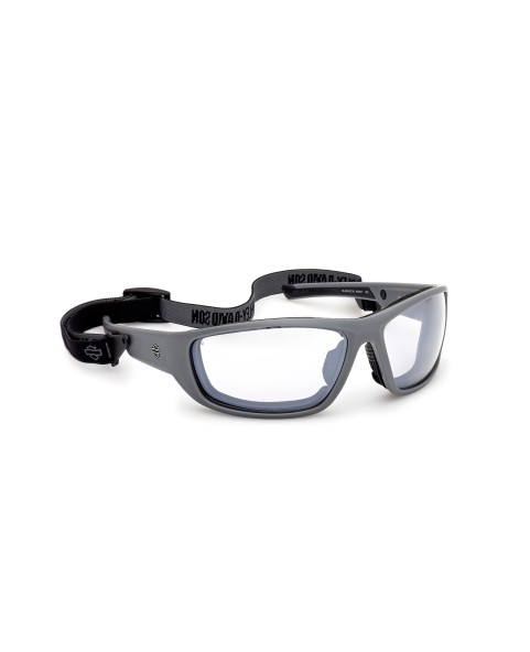 HZ00476920X GAFAS HARLEY DAVIDSON FOTOCROMÁTICAS DE MOTO GRIS / ESPEJO AZUL