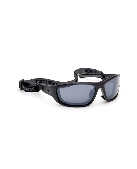 HZ00477402C HARLEY DAVIDSON HYDROPHOBIC MOTORCYCLE SUNGLASSES MATTE BLACK / SMOKE MIRROR