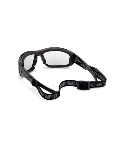 HZ00476901D HARLEY DAVIDSON PHOTOCHROMIC POLARIZED MOTORCYCLE SUNGLASSES SHINY BLACK / SMOKE